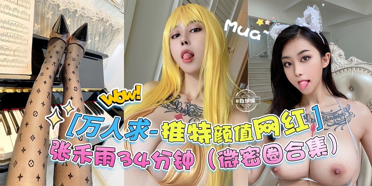 TZQA-937 推特颜值网红女神，‘张禾雨34分钟微密圈大合集-’