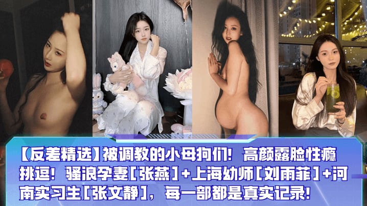 反差精选被调教的小母狗们高颜露脸性瘾挑逗骚浪孕妻张燕上海幼师刘雨菲河南实习生张文静每一部都是真实记录